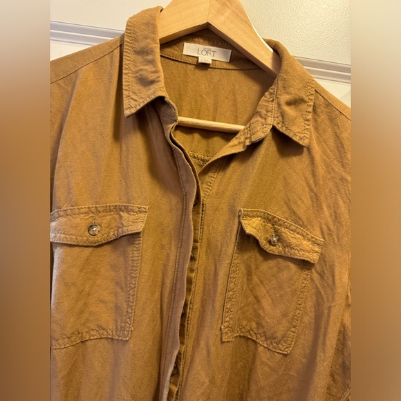 Loft linen jumpsuit size small - Picture 4 of 5